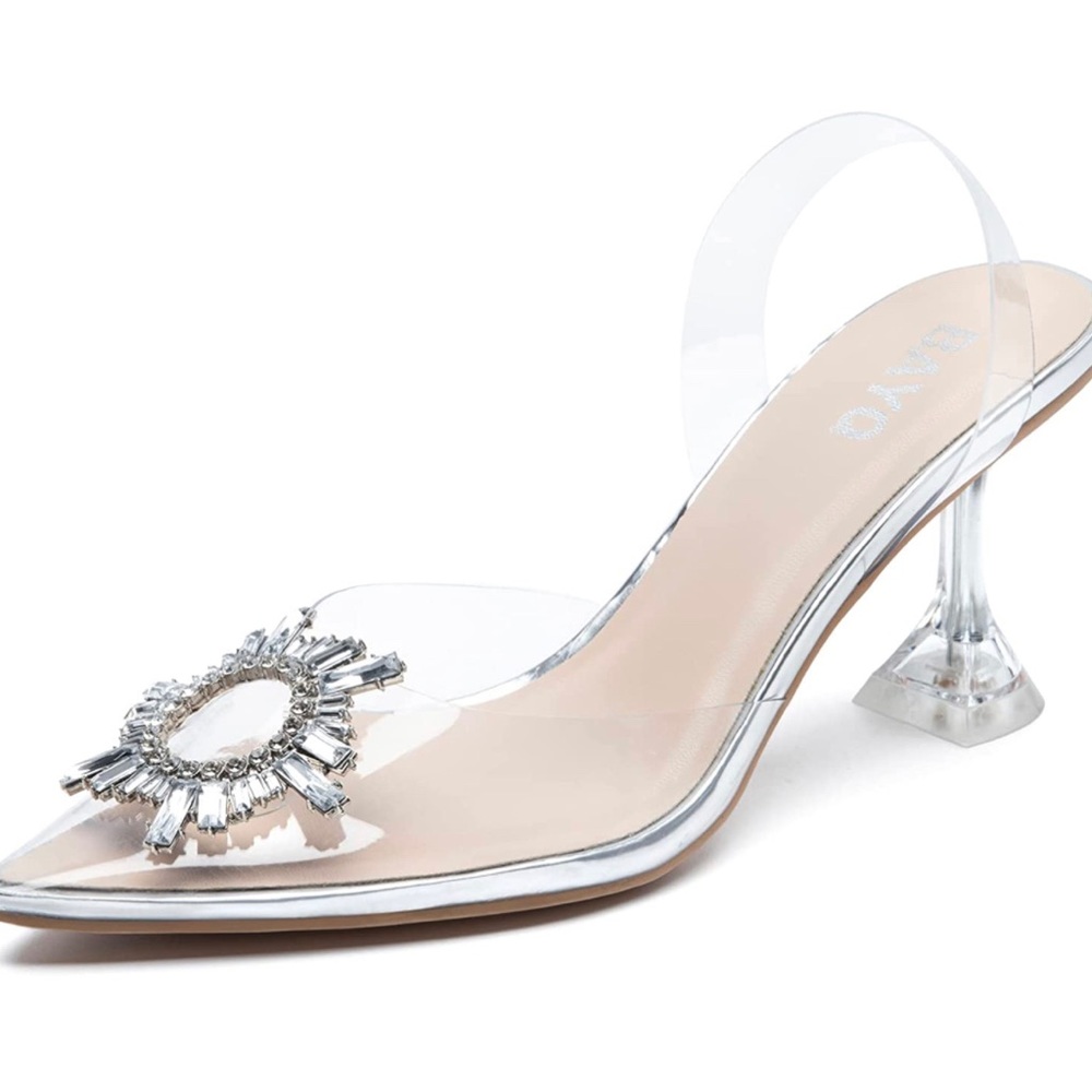 BayQ Women's Clear Heels